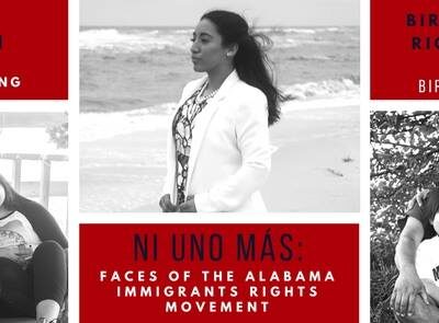 Faces of the Alabama Immigrants' Rights Movement flyer