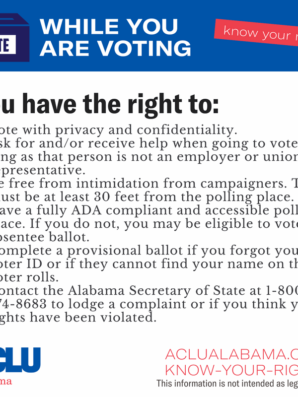 while you are voting graphic