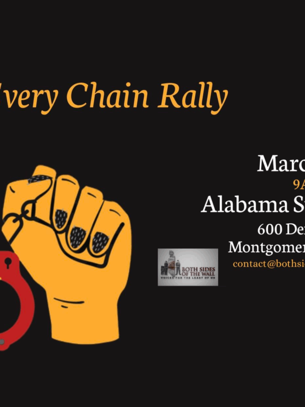 Both Sides of the Wall, a grassroots organization, will be hosting their “Break Every Chain Rally” against the brutalization of incarcerated people in Alabama prisons.