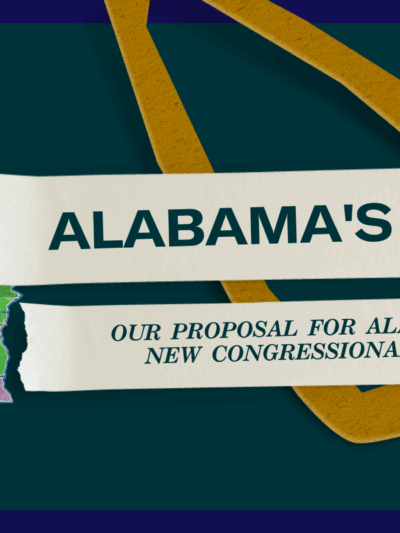 A new map of Alabama's Congressional Districts