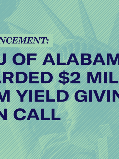 ACLU of Alabama Receives $2 Million from the Yield Giving Open Call