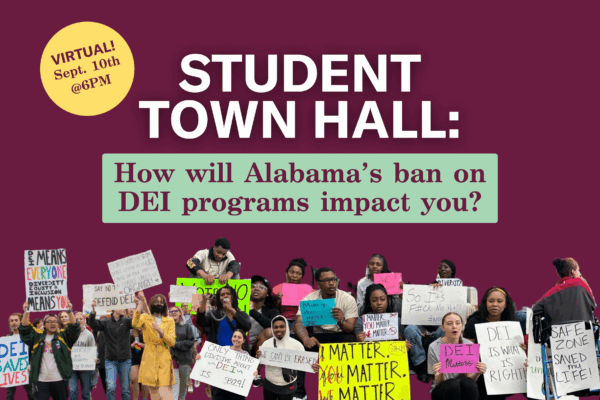 Student Town Hall: Alabama's DEI Ban