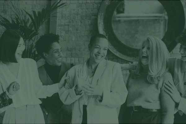 group of woemn talking