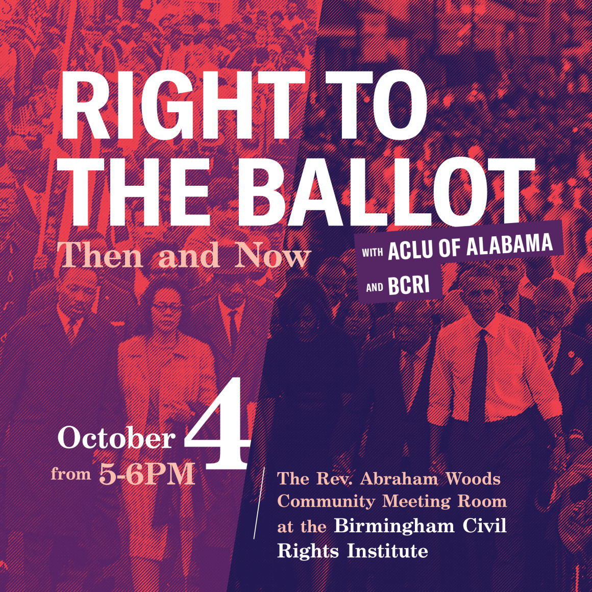 right to the ballot flyer