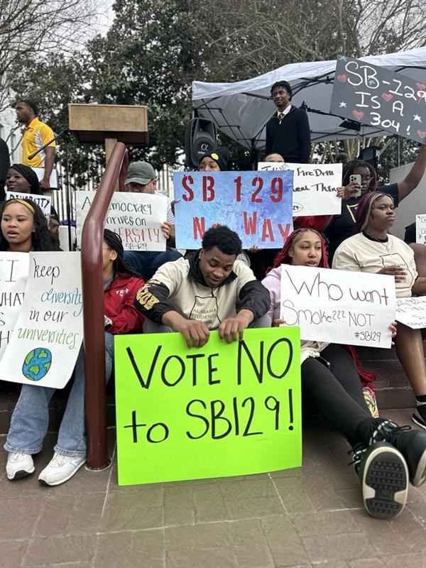 sb129 protest