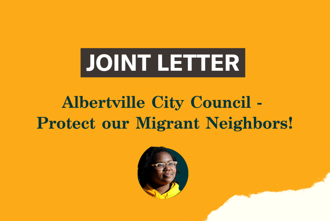Albertville Joint Letter