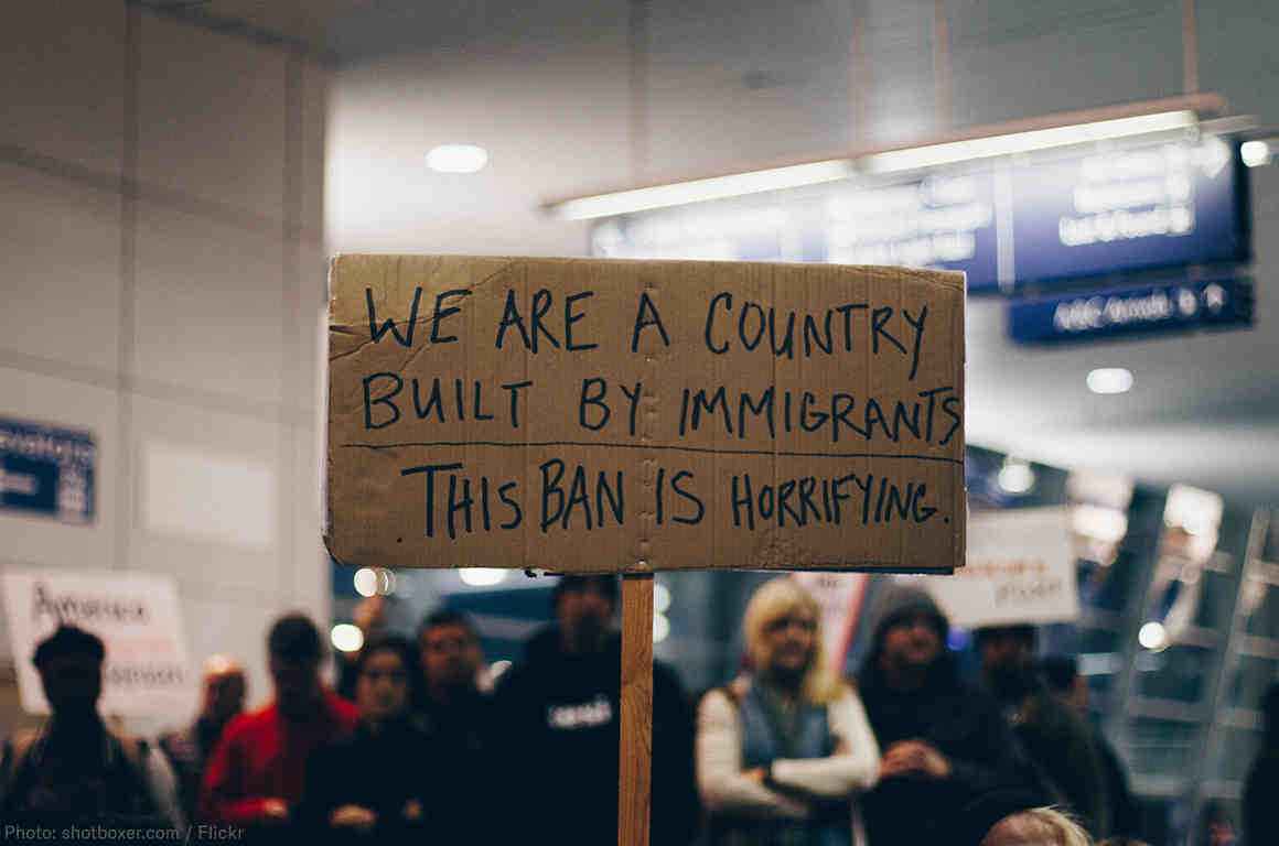 muslim ban sign