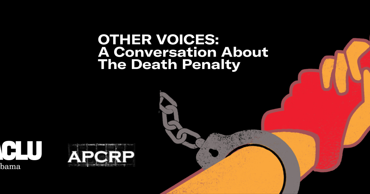 World Against Death Penalty Day Panel ACLU of Alabama