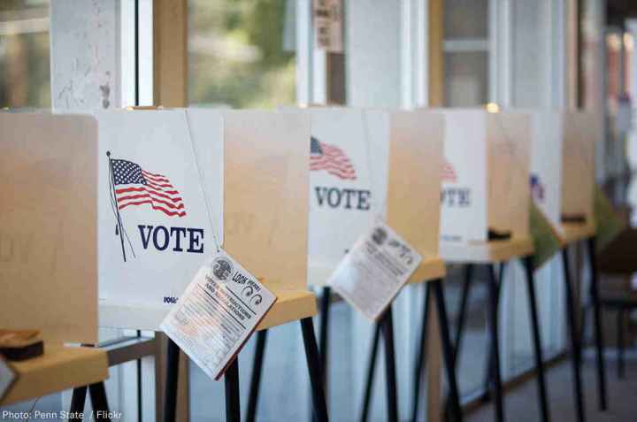voting booths