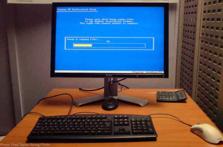 computer loading screen