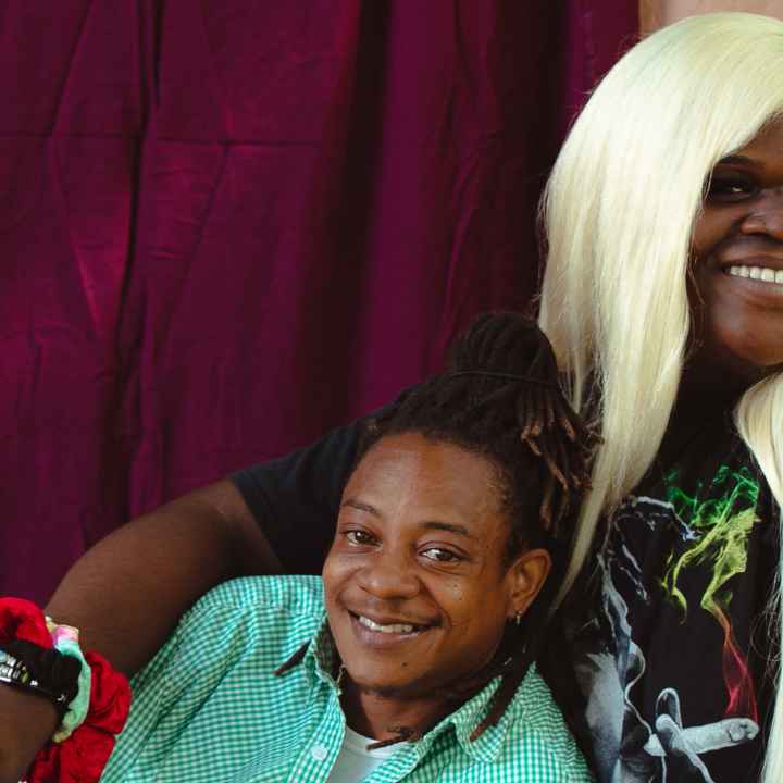 Trans activists Ro Robinson and Aadhya.