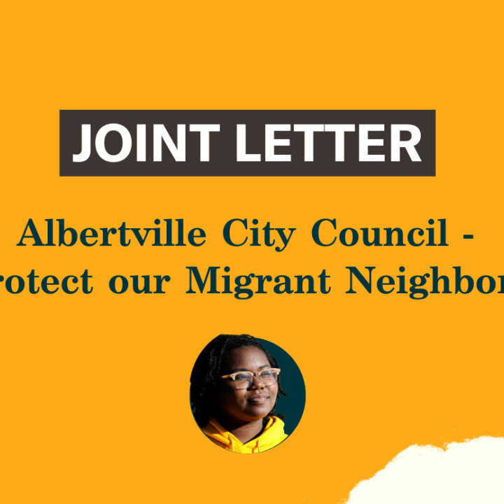 Albertville Joint Letter Albertville Joint Letter