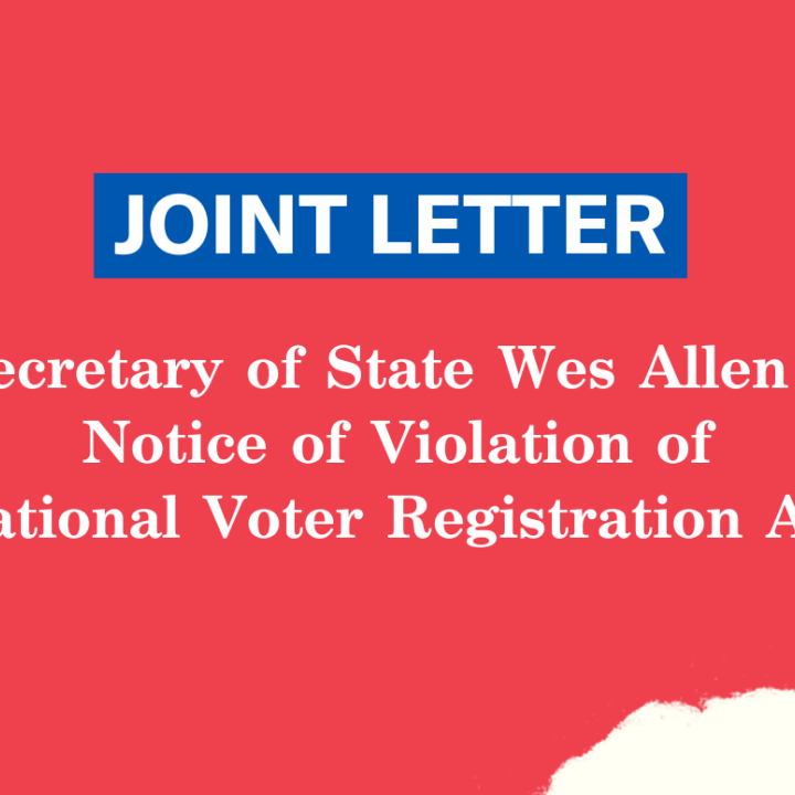SOS Violation of NVRA Letter