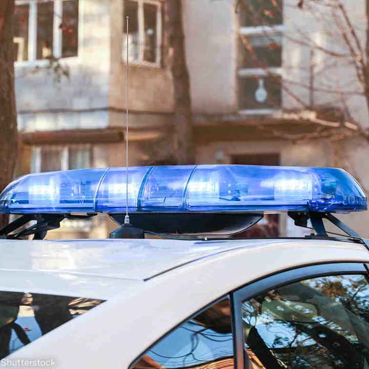 police car lights