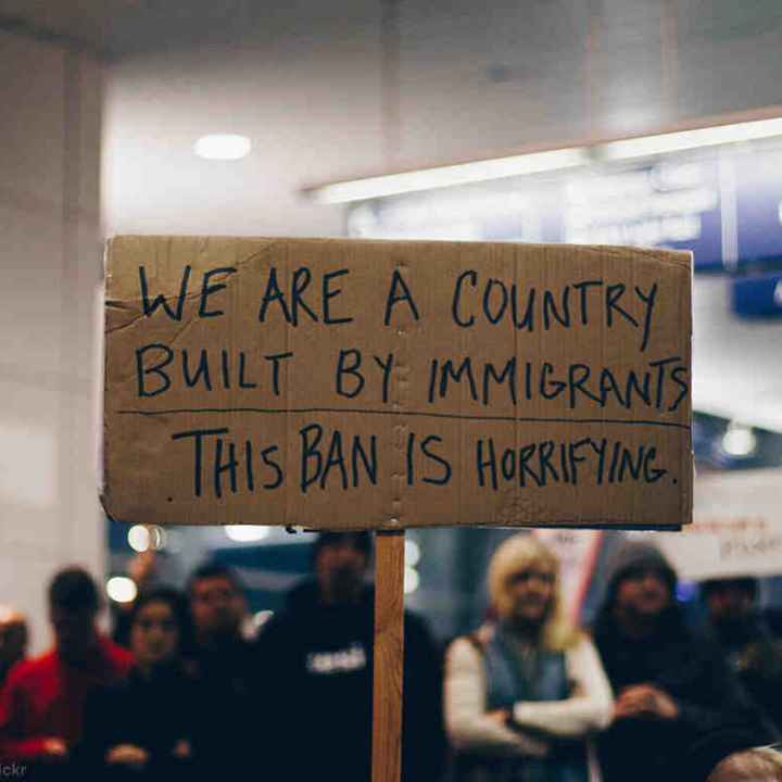 muslim ban sign